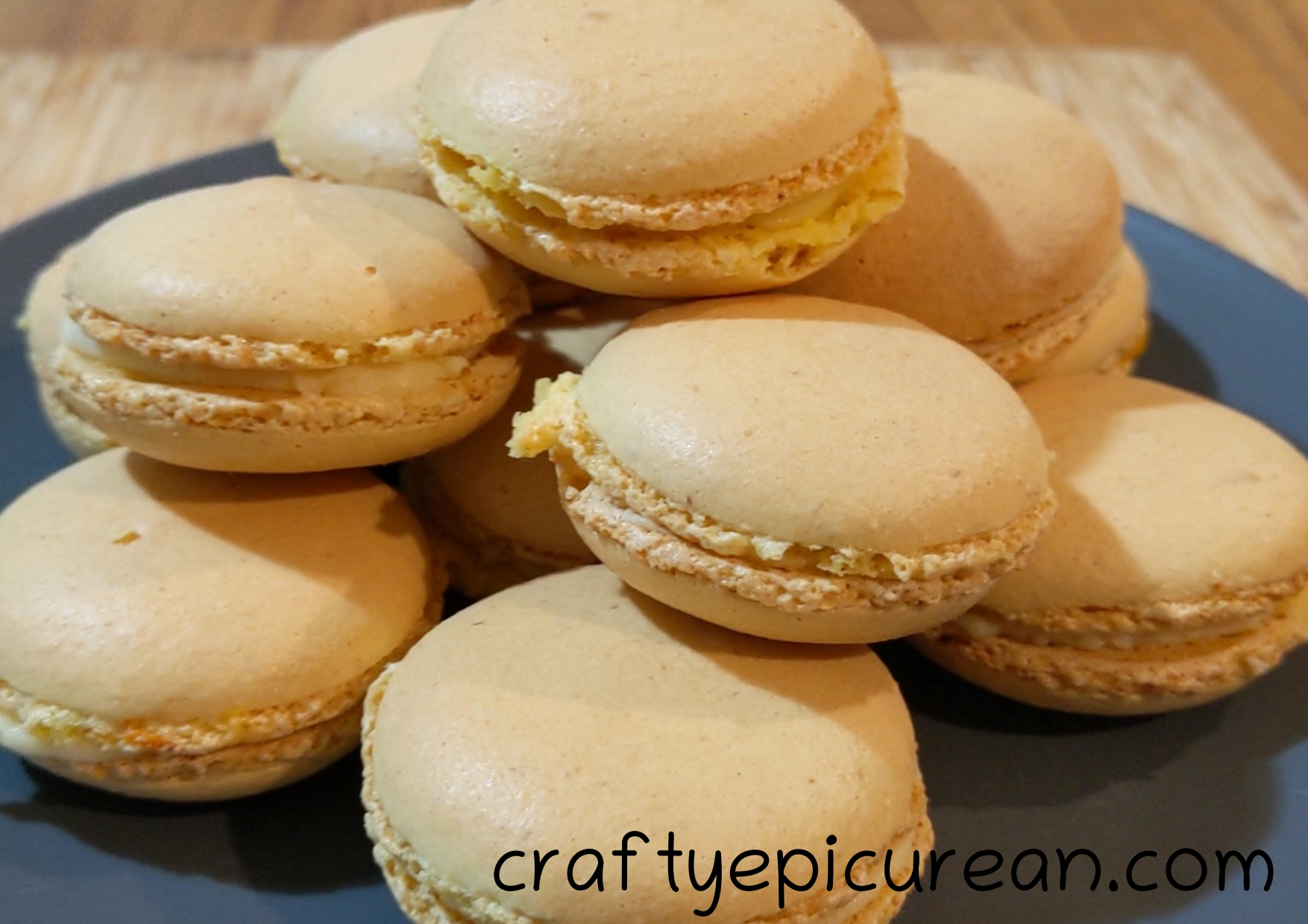 Lemon Curd Filled Macaron