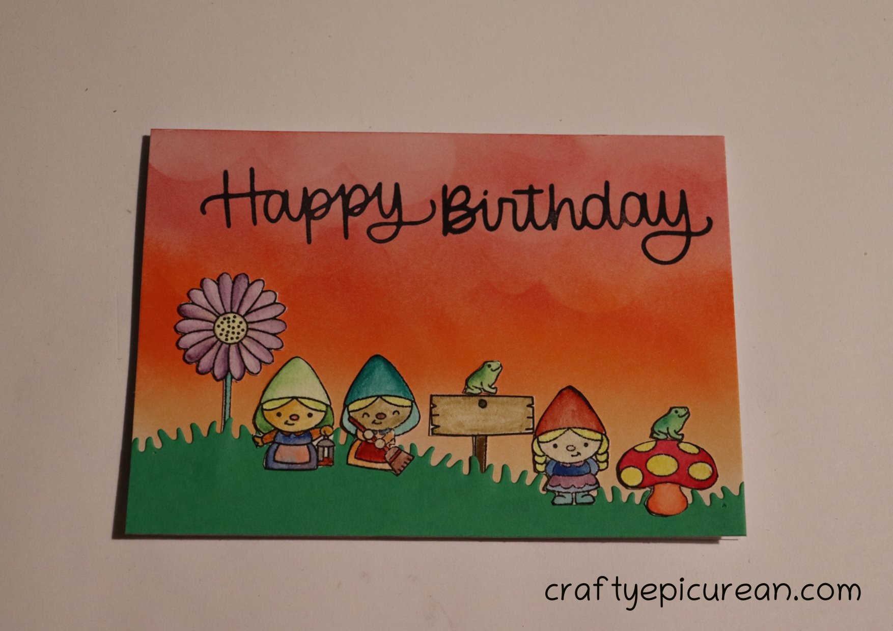 Gnomes Birthday Card