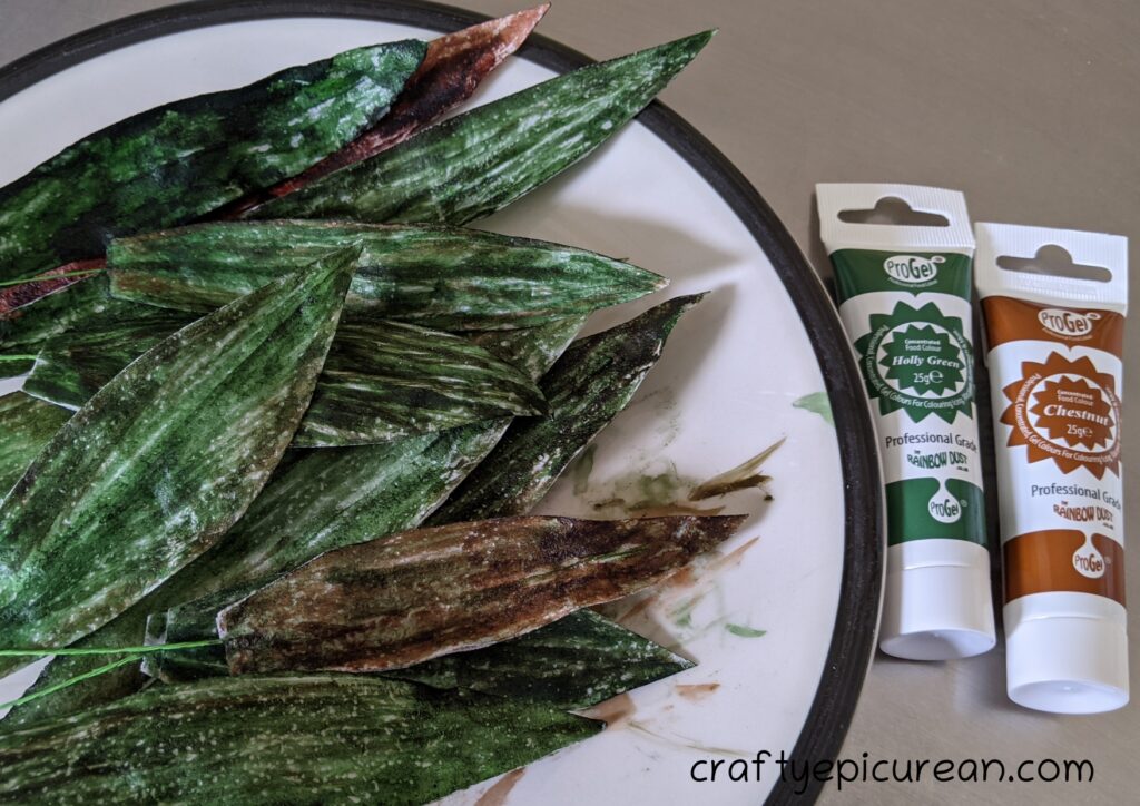 Painted Edible Leaves