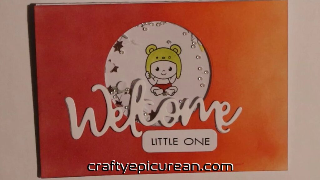 welcome little one card