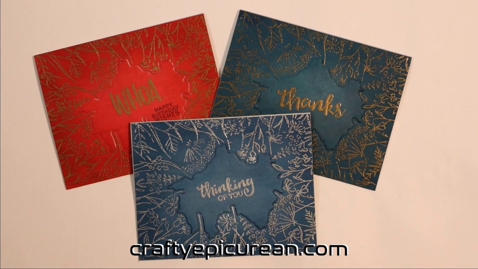 Emboss Resist Cards – Crafty Epicurean