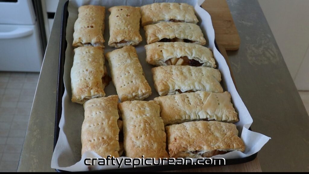 Baked Apple Turnovers Fresh Out of Oven